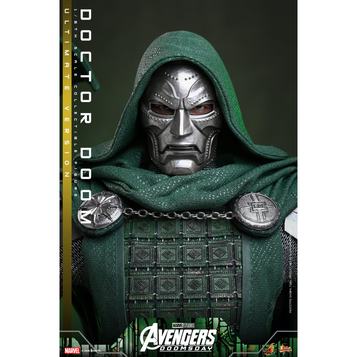 Hot Toys - Doctor Doom, versión Ultimate MMS907 a escala 1/6 - Avengers: Doomsday