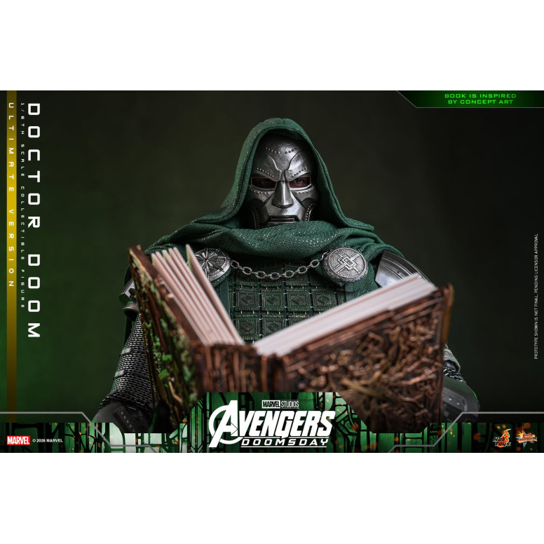 Hot Toys - Doctor Doom, versión Ultimate MMS907 a escala 1/6 - Avengers: Doomsday
