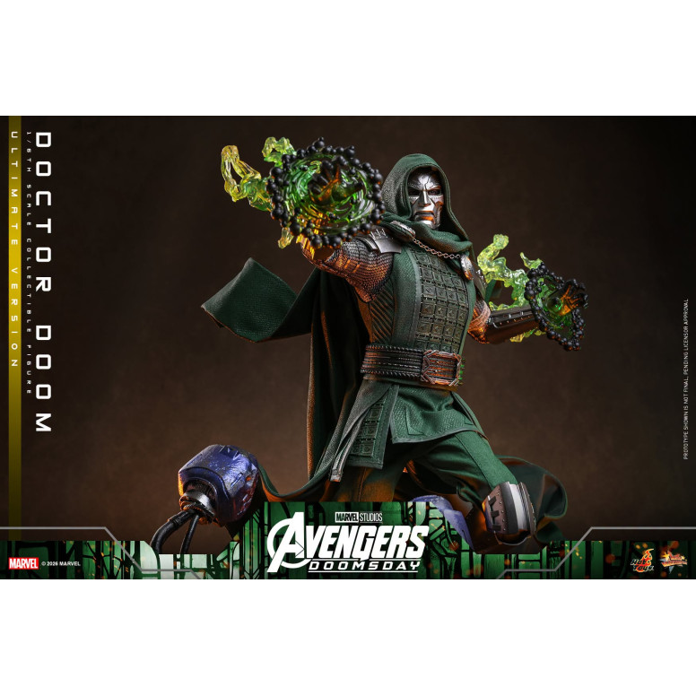 Hot Toys - Doctor Doom, versión Ultimate MMS907 a escala 1/6 - Avengers: Doomsday