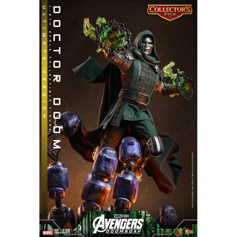 Hot Toys - Doctor Doom, versión Ultimate MMS907 a escala 1/6 - Avengers: Doomsday