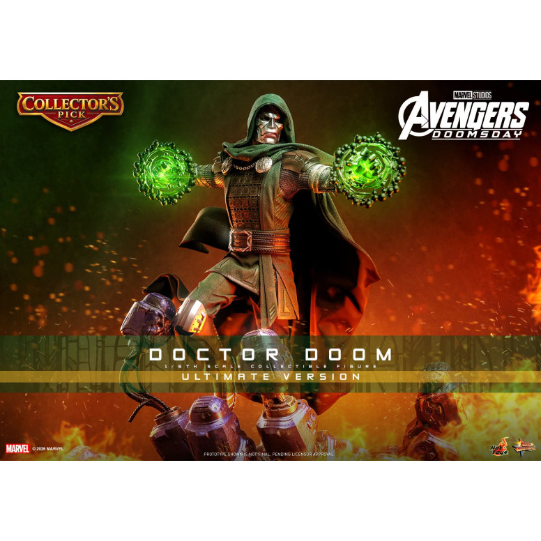 Hot Toys - Doctor Doom, versión Ultimate MMS907 a escala 1/6 - Avengers: Doomsday