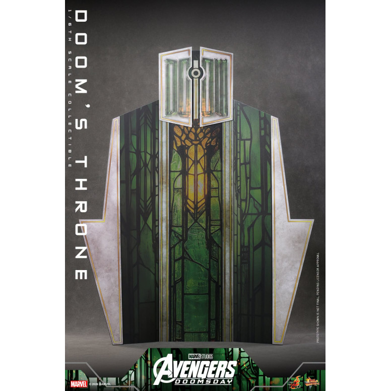 Hot Toys - Trono de « Doom » MMS, escala 1/6 - Avengers: Doomsday