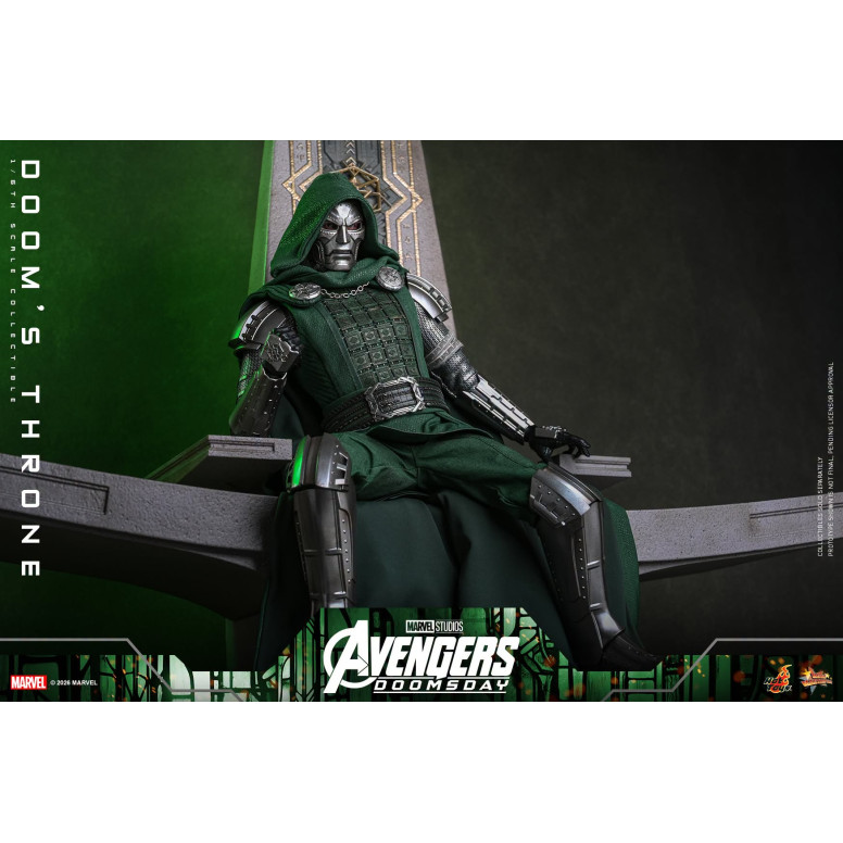 Hot Toys - Trono de « Doom » MMS, escala 1/6 - Avengers: Doomsday