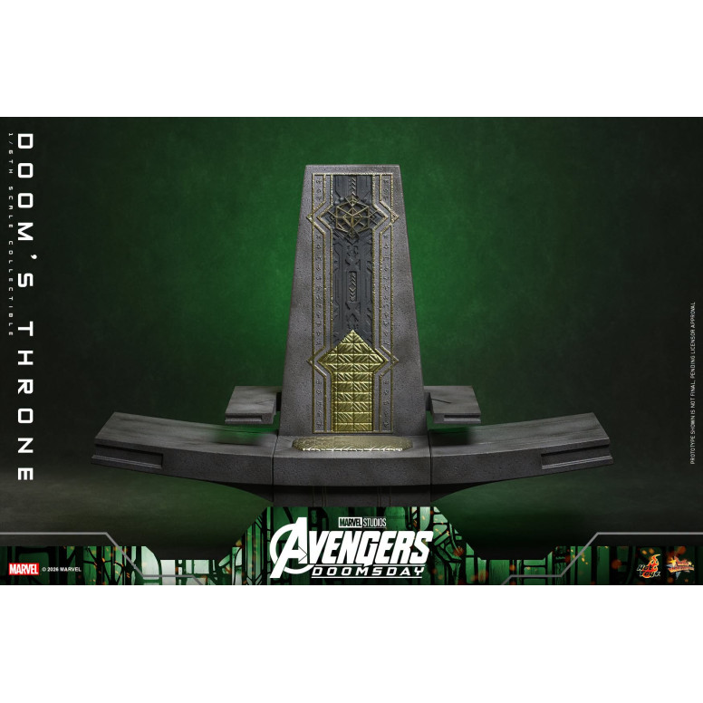 Hot Toys - Trono de « Doom » MMS, escala 1/6 - Avengers: Doomsday