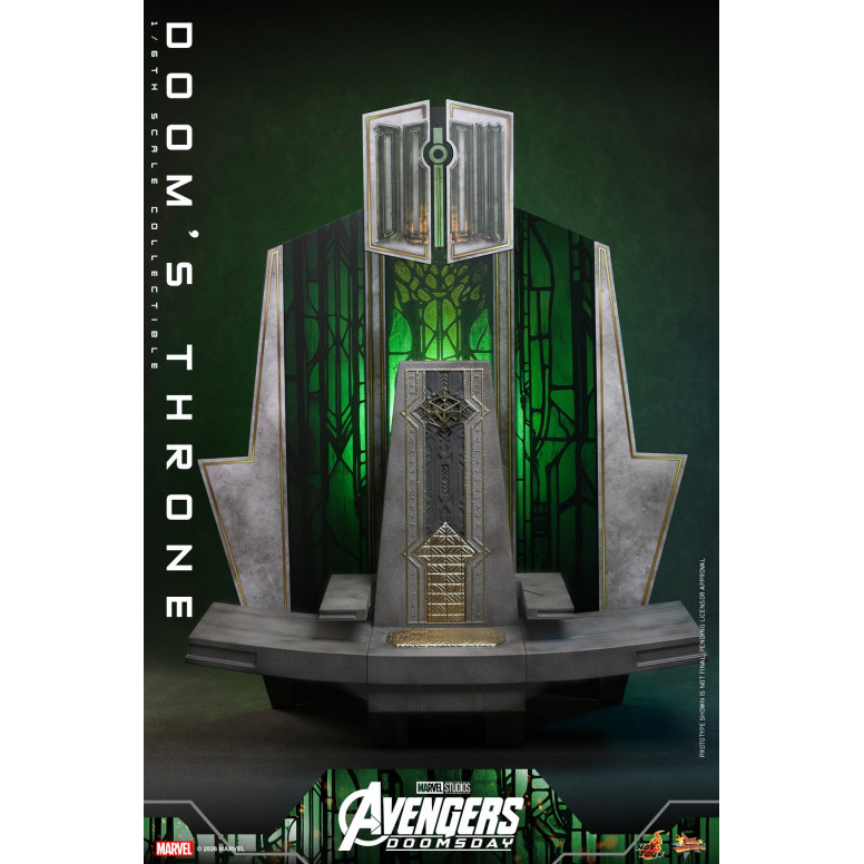 Hot Toys - Trono de « Doom » MMS, escala 1/6 - Avengers: Doomsday