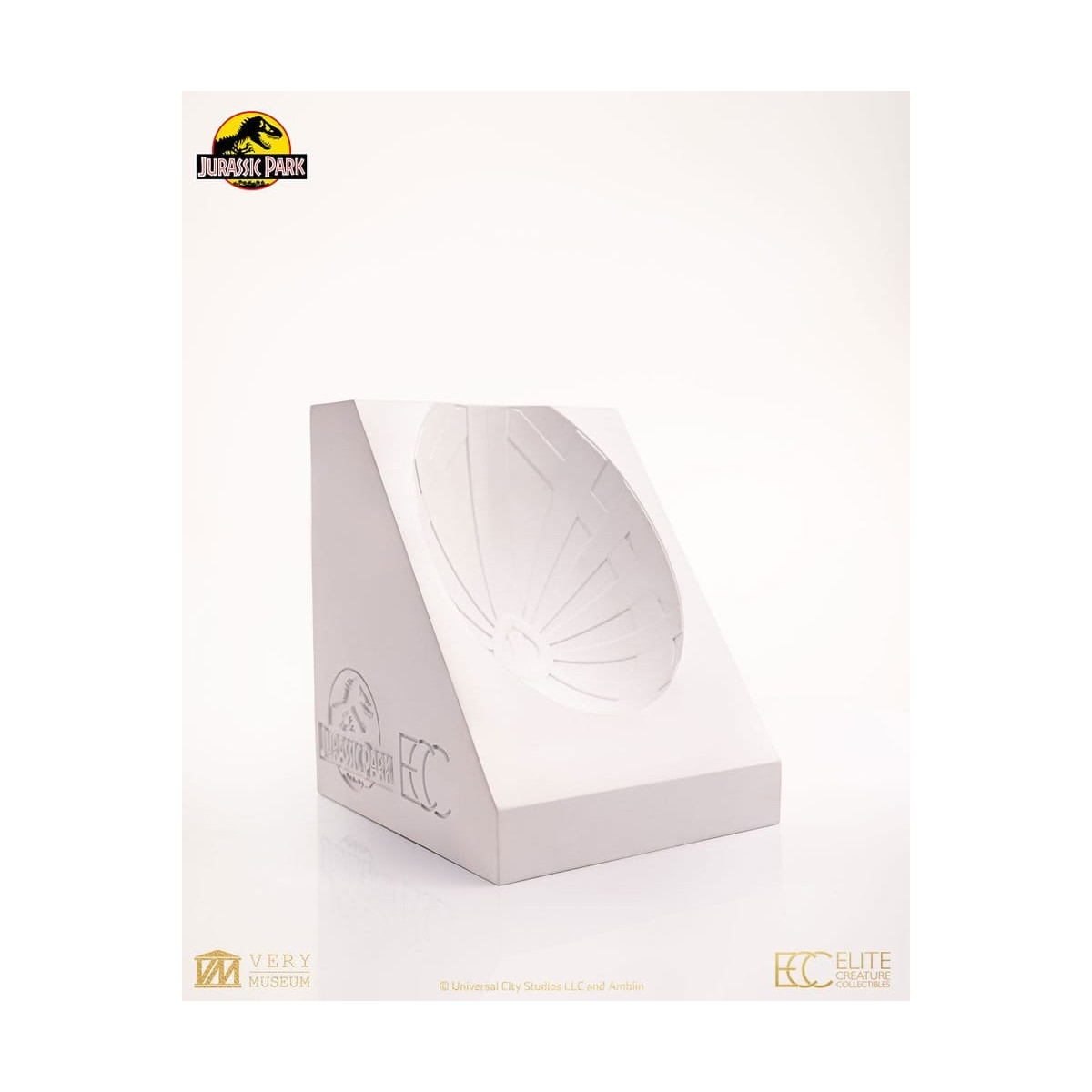Toynami ECC Elite Creature Collectibles - Huevo de velociraptor a punto de eclosionar 1/1 - Jurassic Park