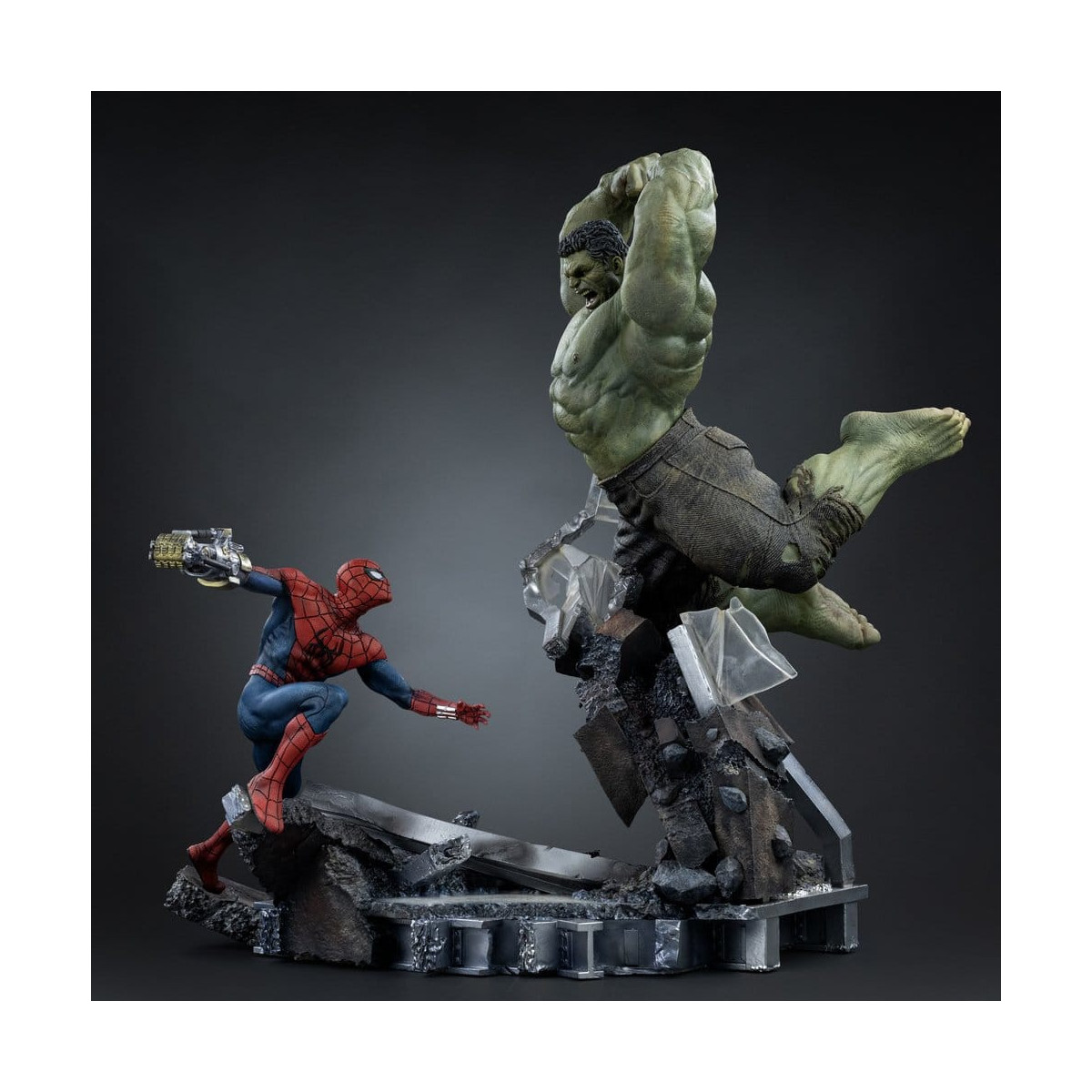 Iron Studios Marvel - Spider-Man contra Hulk: Spider-Man «Brand New Day» a escala 1/10