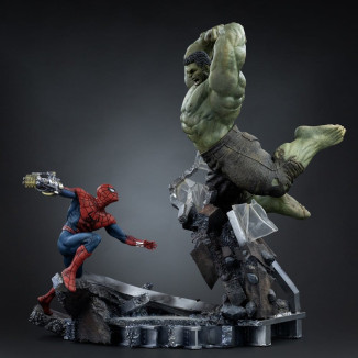 Iron Studios Marvel - Spider-Man contra Hulk: Spider-Man «Brand New Day» a escala 1/10