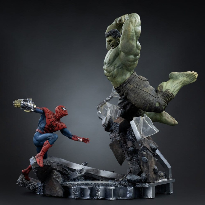 Iron Studios Marvel - Spider-Man contra Hulk: Spider-Man «Brand New Day» a escala 1/10