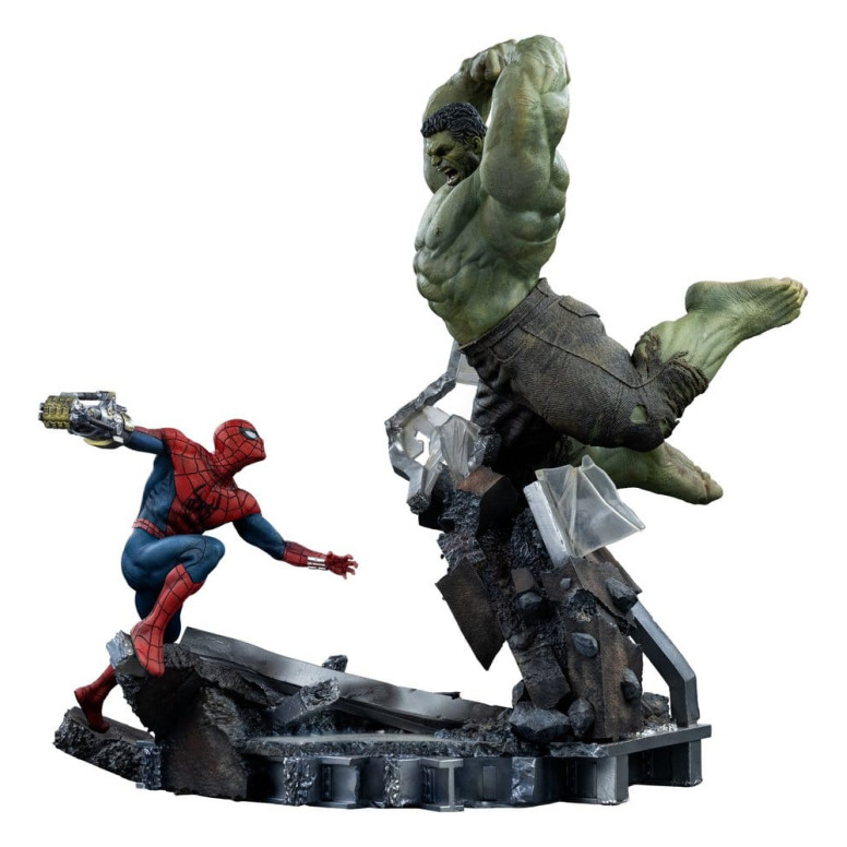 Iron Studios Marvel - Spider-Man contra Hulk: Spider-Man «Brand New Day» a escala 1/10