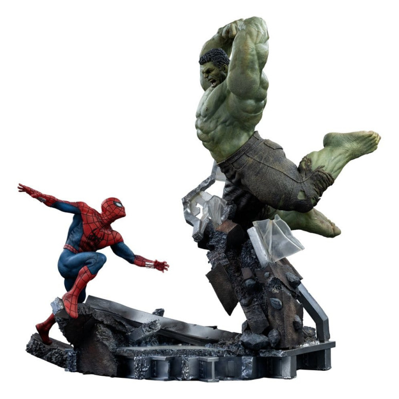 Iron Studios Marvel - Spider-Man contra Hulk: Spider-Man «Brand New Day» a escala 1/10