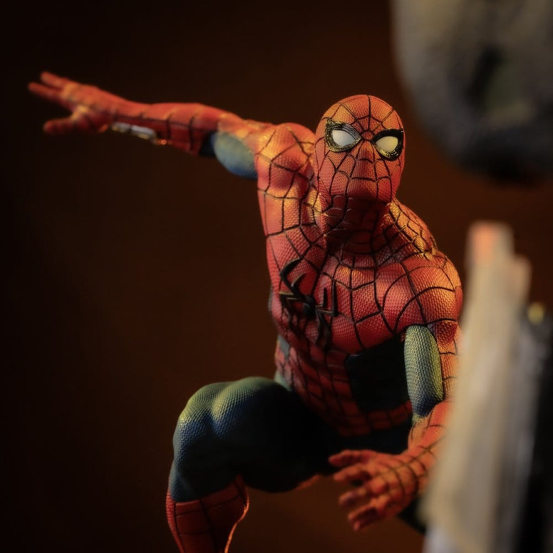 Iron Studios Marvel - Spider-Man contra Hulk: Spider-Man «Brand New Day» a escala 1/10