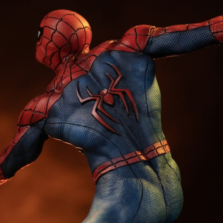 Iron Studios Marvel - Spider-Man contra Hulk: Spider-Man «Brand New Day» a escala 1/10