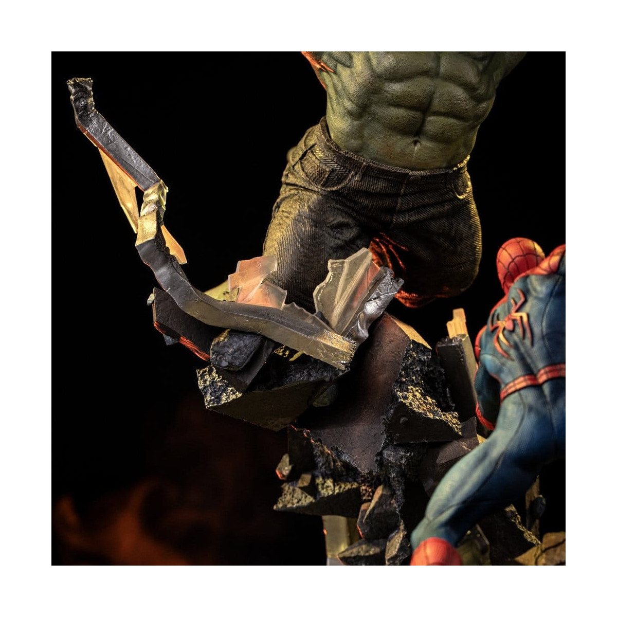 Iron Studios Marvel - Spider-Man contra Hulk: Spider-Man «Brand New Day» a escala 1/10