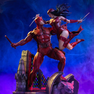 Iron Studios Marvel - Daredevil y Elektra a escala 1/6 - Daredevil