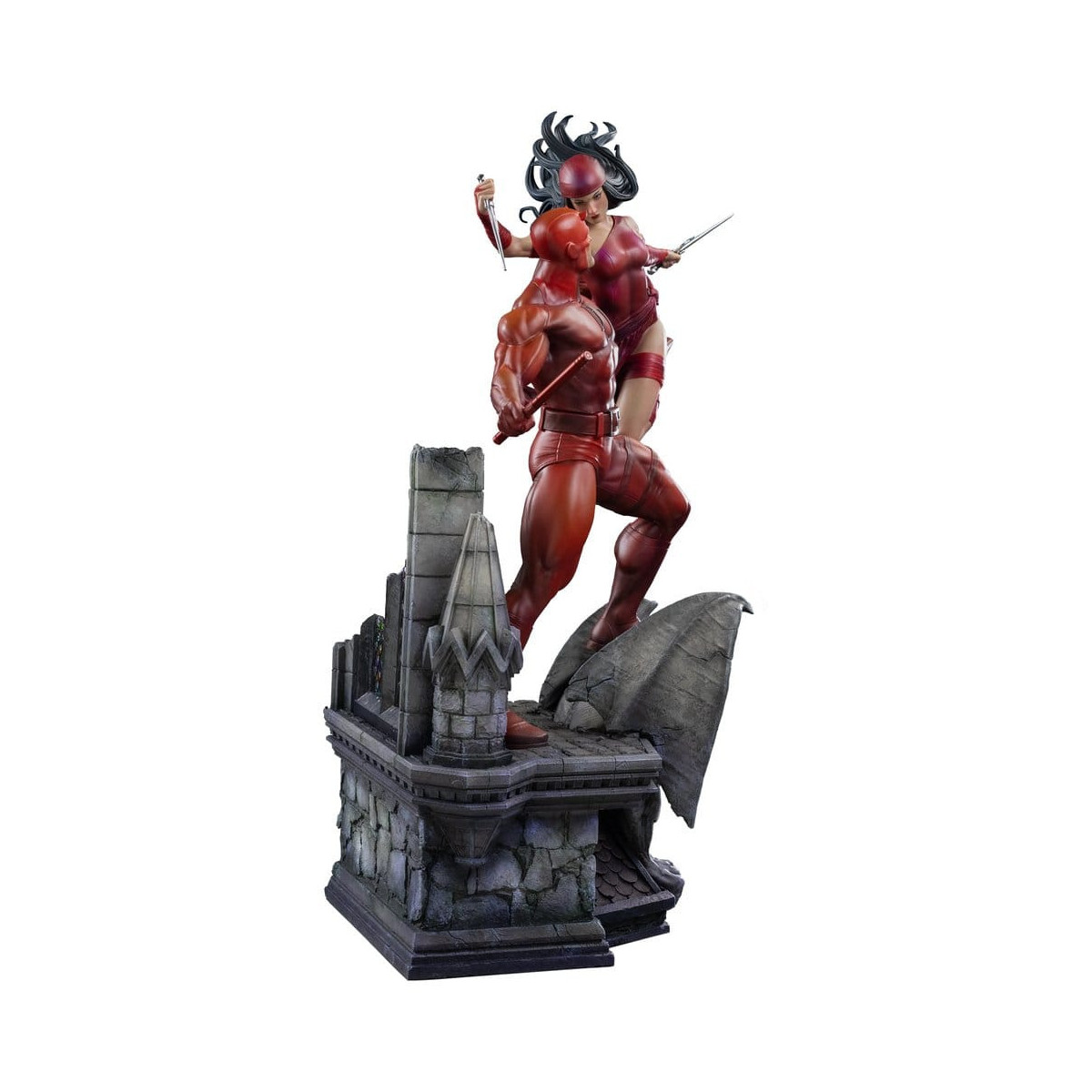 Iron Studios Marvel - Daredevil y Elektra a escala 1/6 - Daredevil