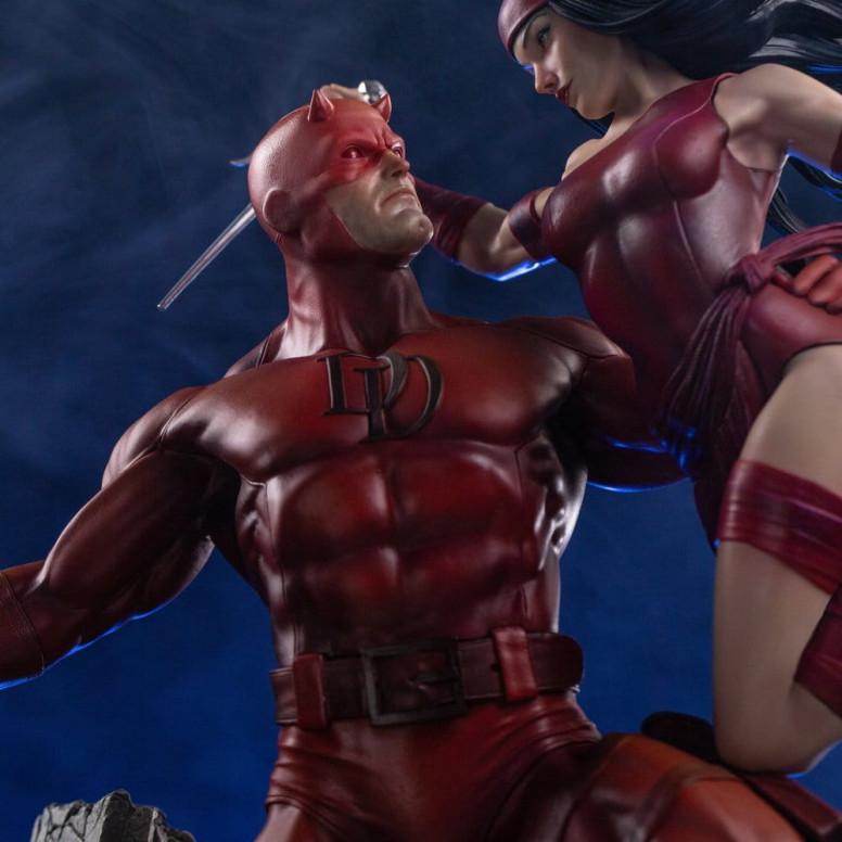 Iron Studios Marvel - Daredevil y Elektra a escala 1/6 - Daredevil