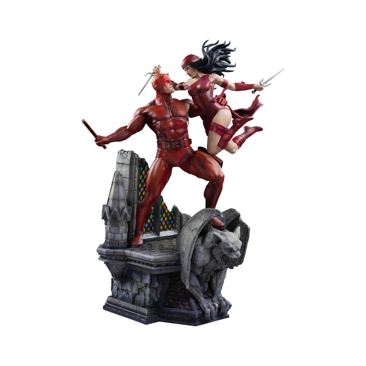 Iron Studios Marvel - Daredevil y Elektra a escala 1/6 - Daredevil