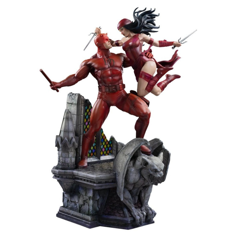 Iron Studios Marvel - Daredevil y Elektra a escala 1/6 - Daredevil