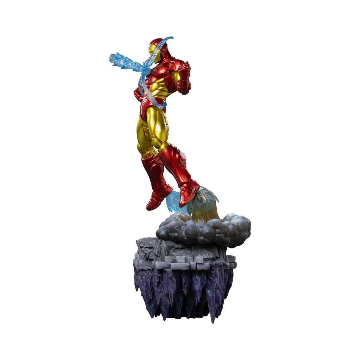 Iron Studios Marvel - Iron Man Deluxe Art, escala 1/10 - Diorama del Guantelete del Infinito