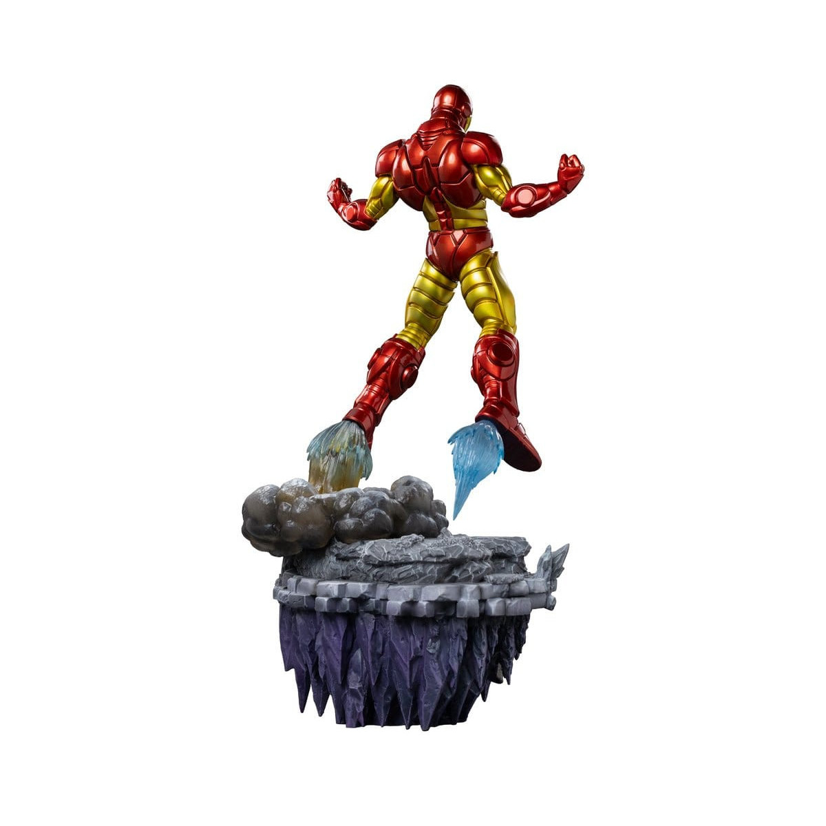 Iron Studios Marvel - Iron Man Deluxe Art, escala 1/10 - Diorama del Guantelete del Infinito