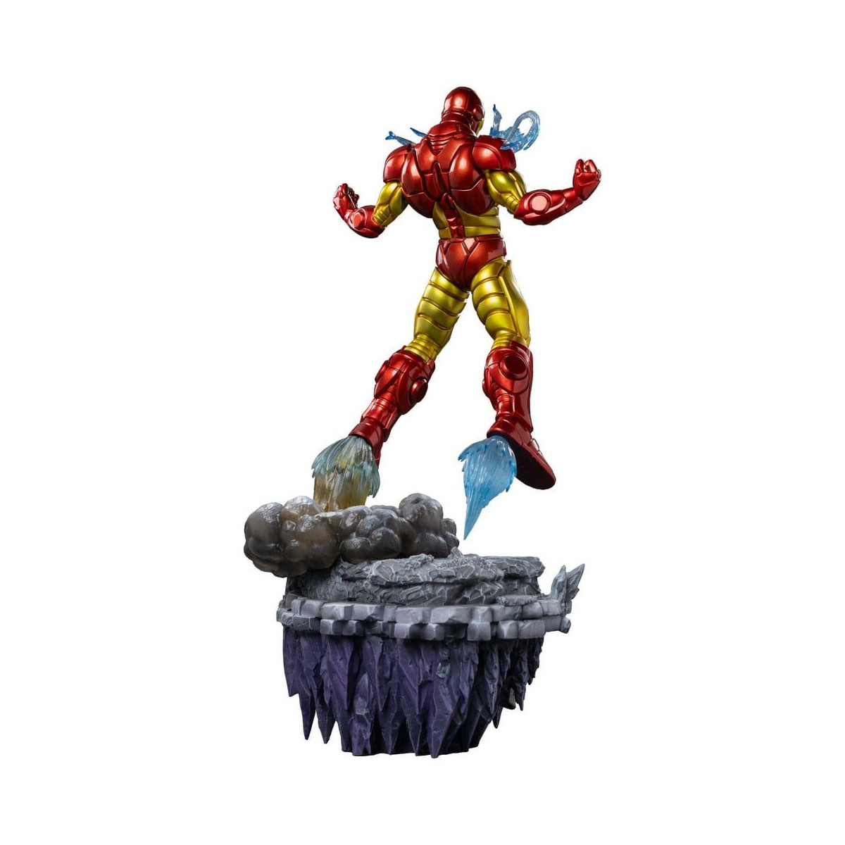 Iron Studios Marvel - Iron Man Deluxe Art, escala 1/10 - Diorama del Guantelete del Infinito