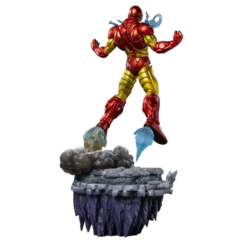 Iron Studios Marvel - Iron Man Deluxe Art, escala 1/10 - Diorama del Guantelete del Infinito