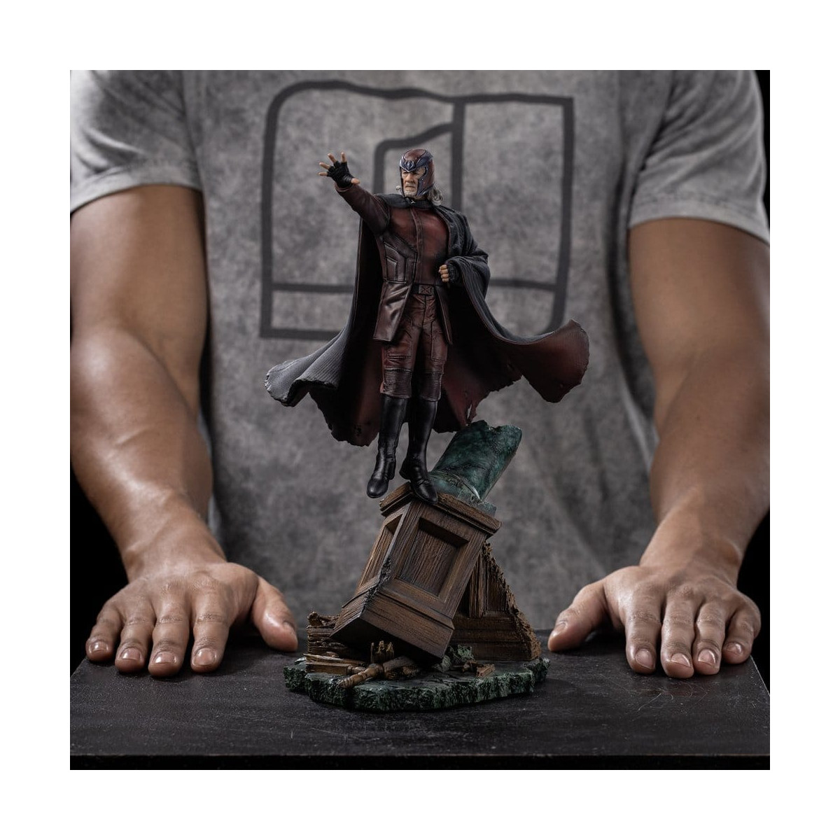 Iron Studios Marvel - Magneto Art, escala 1/10 - Avengers: Doomsday