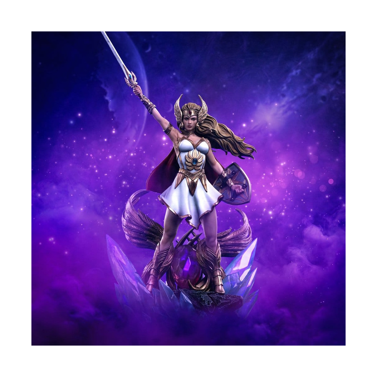 Iron Studios - She-Ra Unleashed, escala 1/10 - Masters of the Universe - Los Maestros del Universo