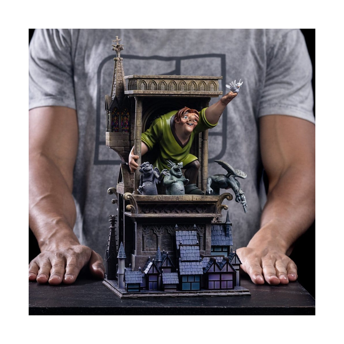 Iron Studios Disney Classics - Quasimodo, escala 1/10 - El jorobado de Notre-Dame