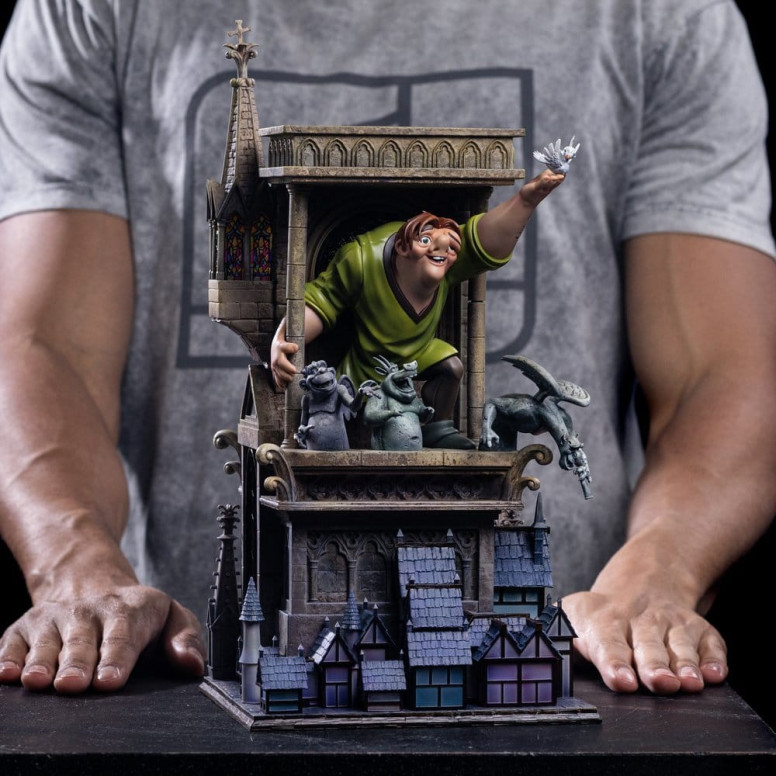 Iron Studios Disney Classics - Quasimodo, escala 1/10 - El jorobado de Notre-Dame