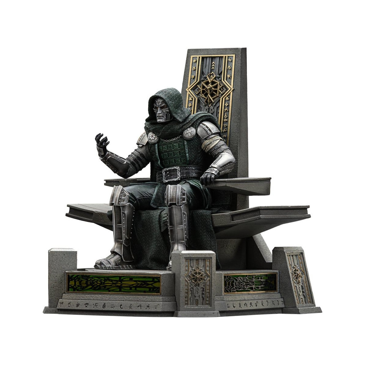 Iron Studios Marvel - Doctor Doom en el trono, escala 1/10 - Avengers: Doomsday