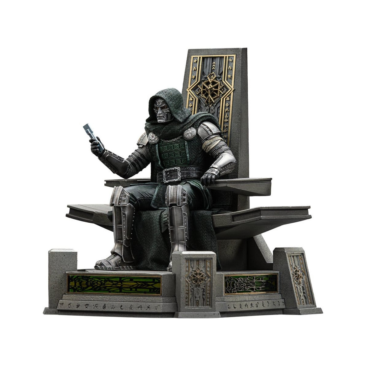 Iron Studios Marvel - Doctor Doom en el trono, escala 1/10 - Avengers: Doomsday