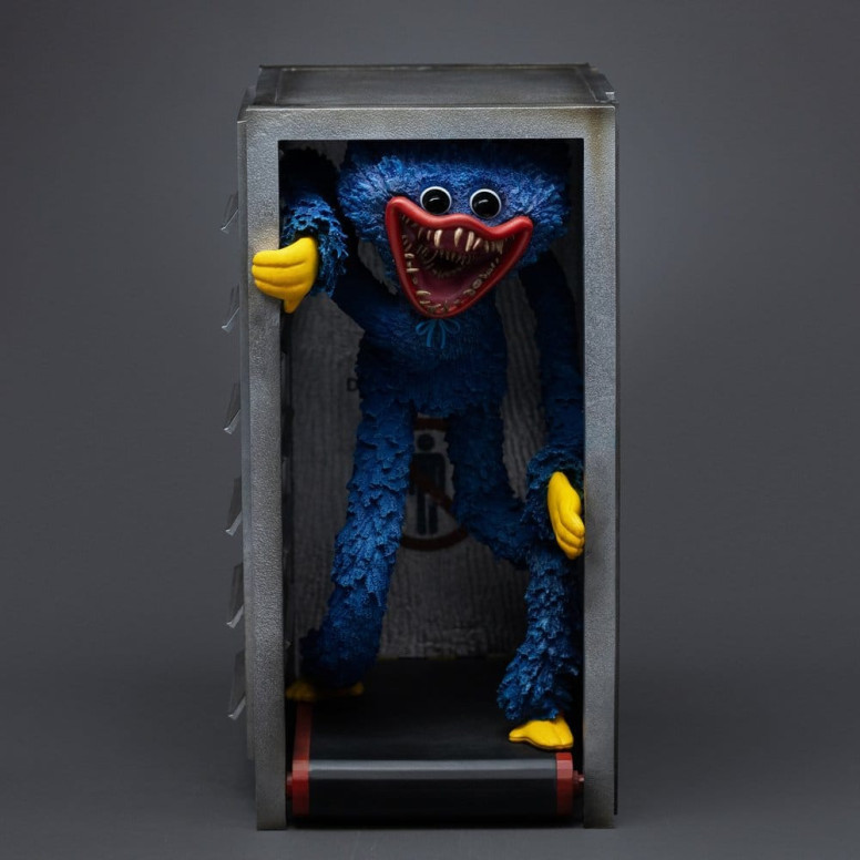 Iron Studios - Huggy Wuggy, figura a escala 1/10 - Poppy Playtime