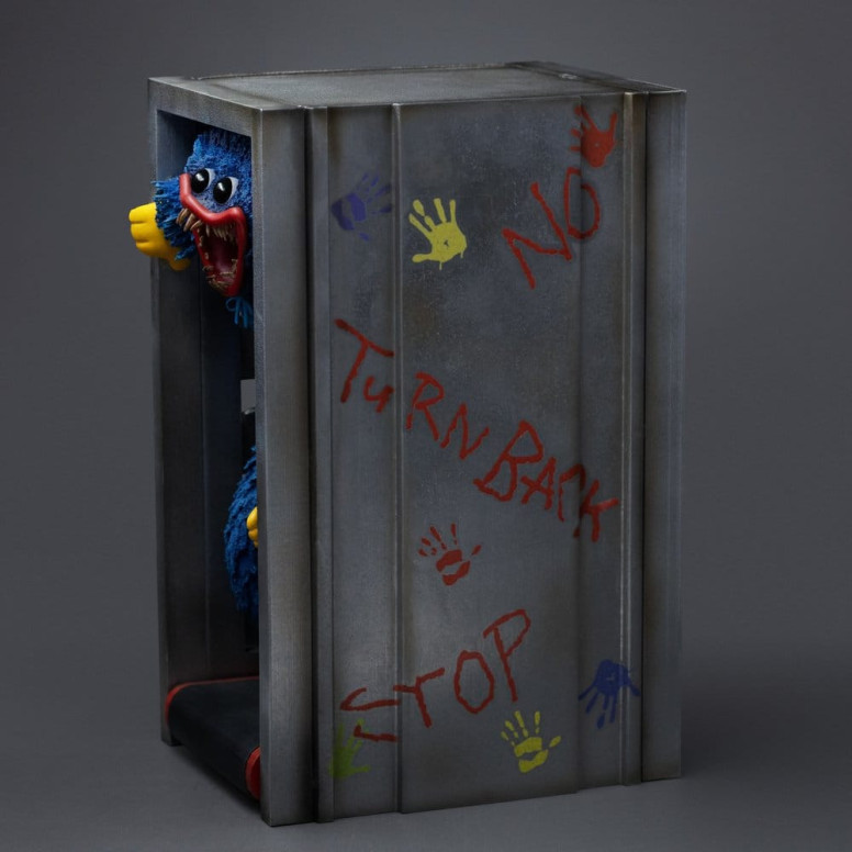 Iron Studios - Huggy Wuggy, figura a escala 1/10 - Poppy Playtime