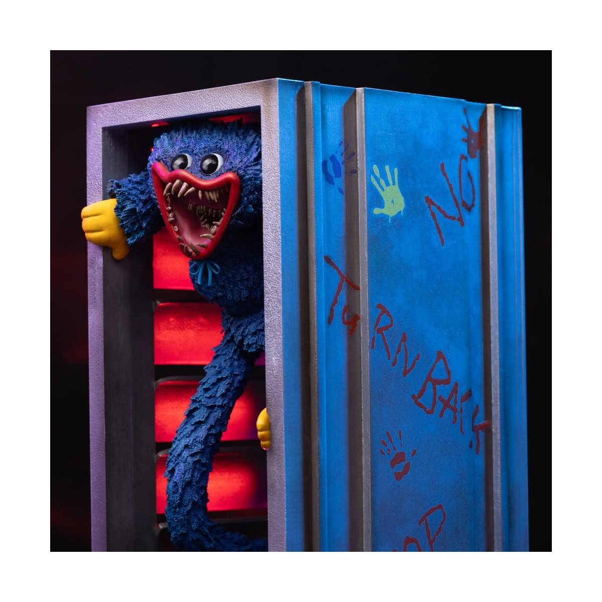 Iron Studios - Huggy Wuggy, figura a escala 1/10 - Poppy Playtime