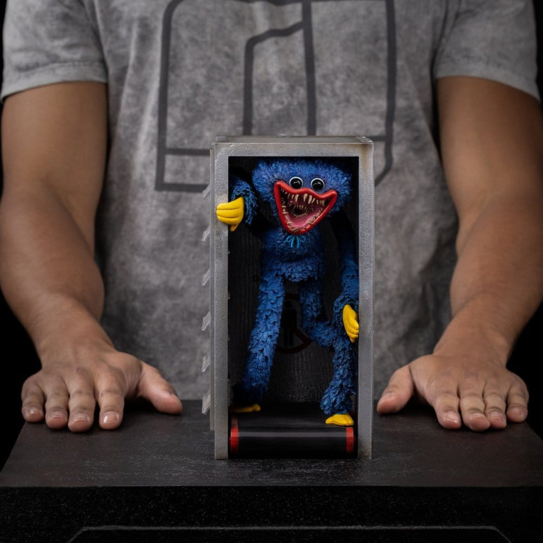 Iron Studios - Huggy Wuggy, figura a escala 1/10 - Poppy Playtime