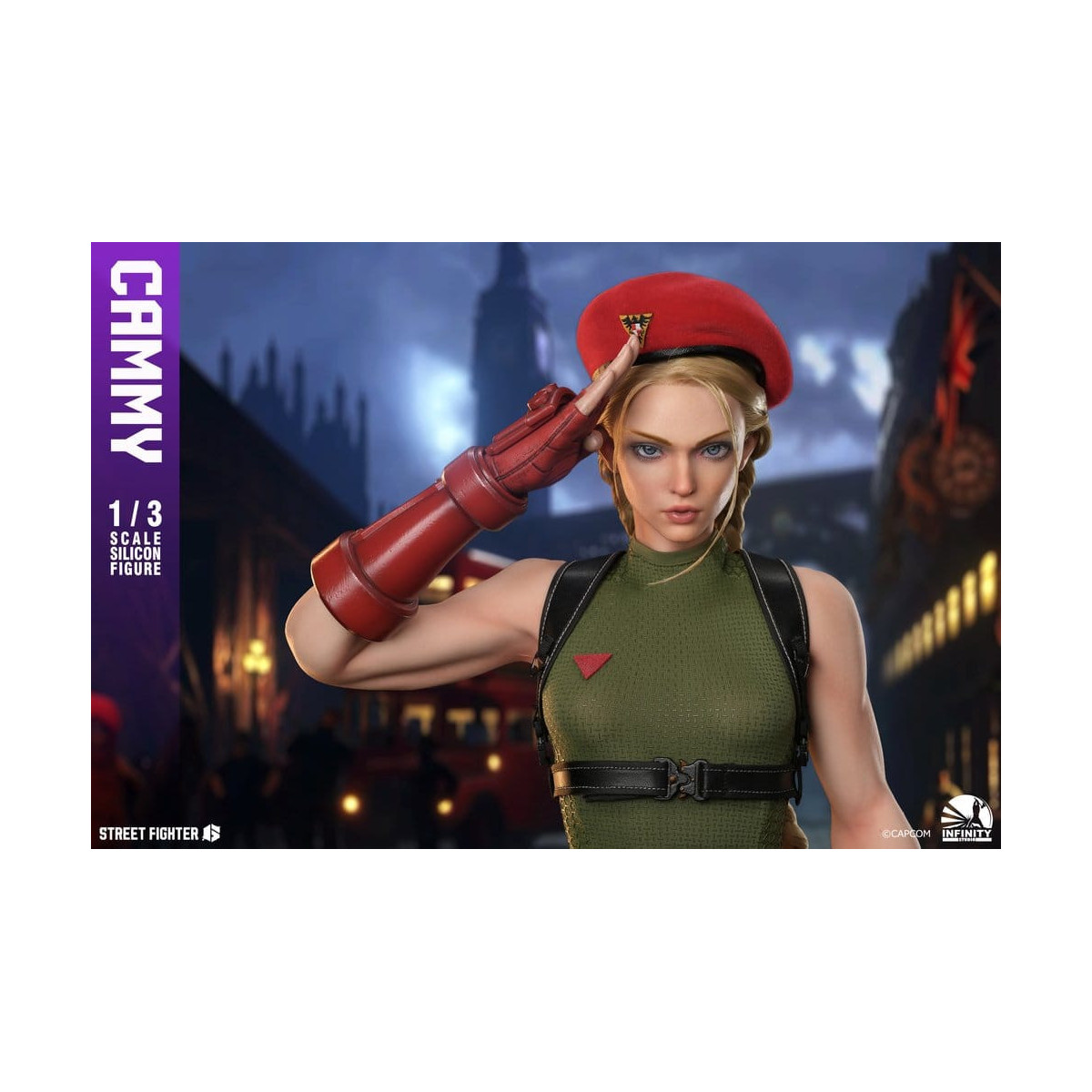 Infinity Studio - Street Fighter 6 - Figura de acción de silicona CAMMY a escala 1/3