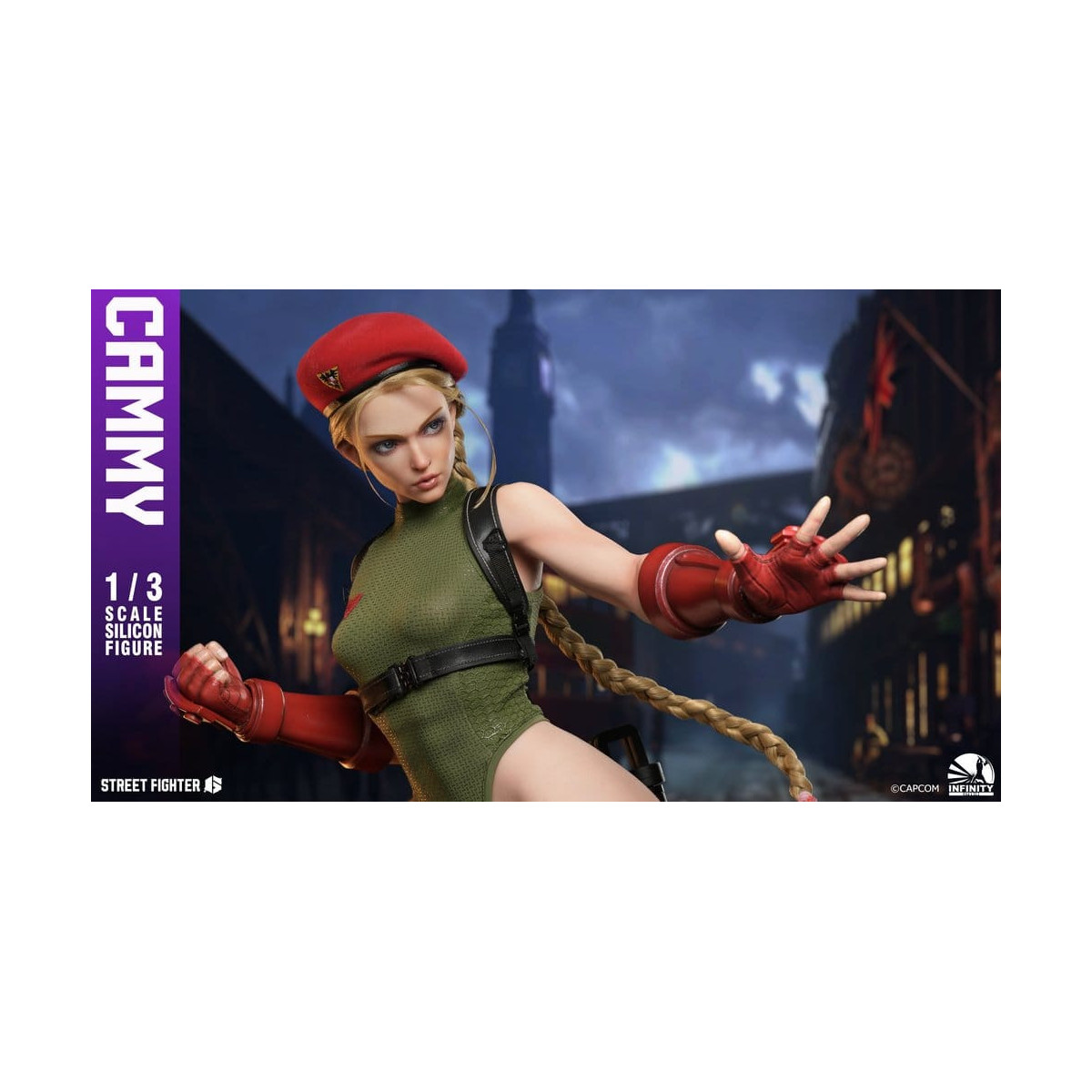 Infinity Studio - Street Fighter 6 - Figura de acción de silicona CAMMY a escala 1/3