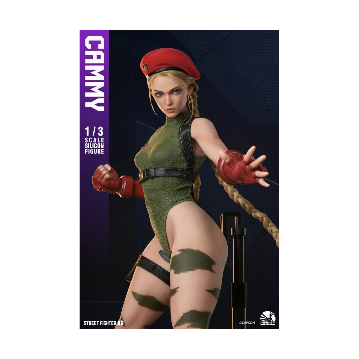 Infinity Studio - Street Fighter 6 - Figura de acción de silicona CAMMY a escala 1/3