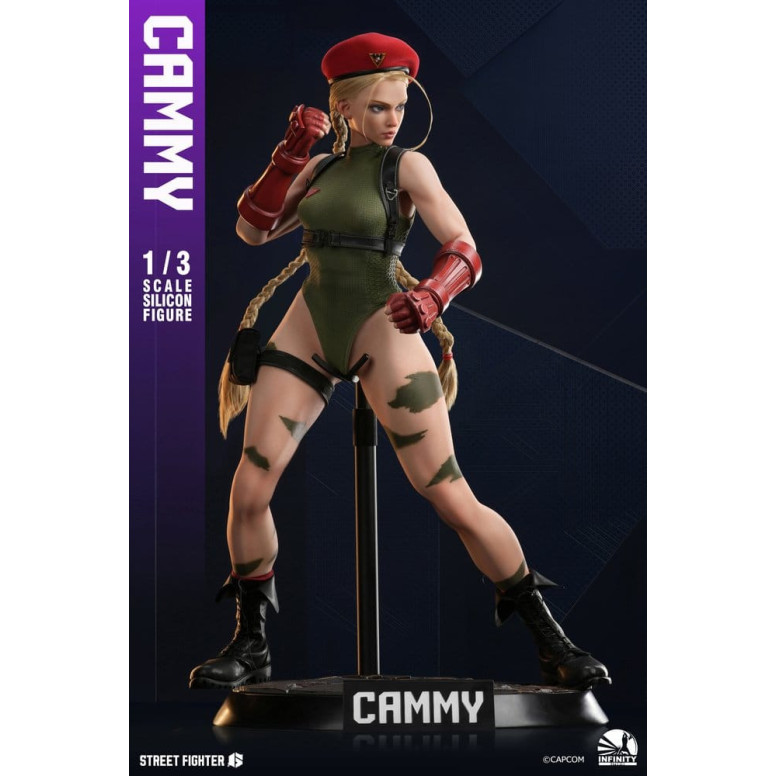 Infinity Studio - Street Fighter 6 - Figura de acción de silicona CAMMY a escala 1/3