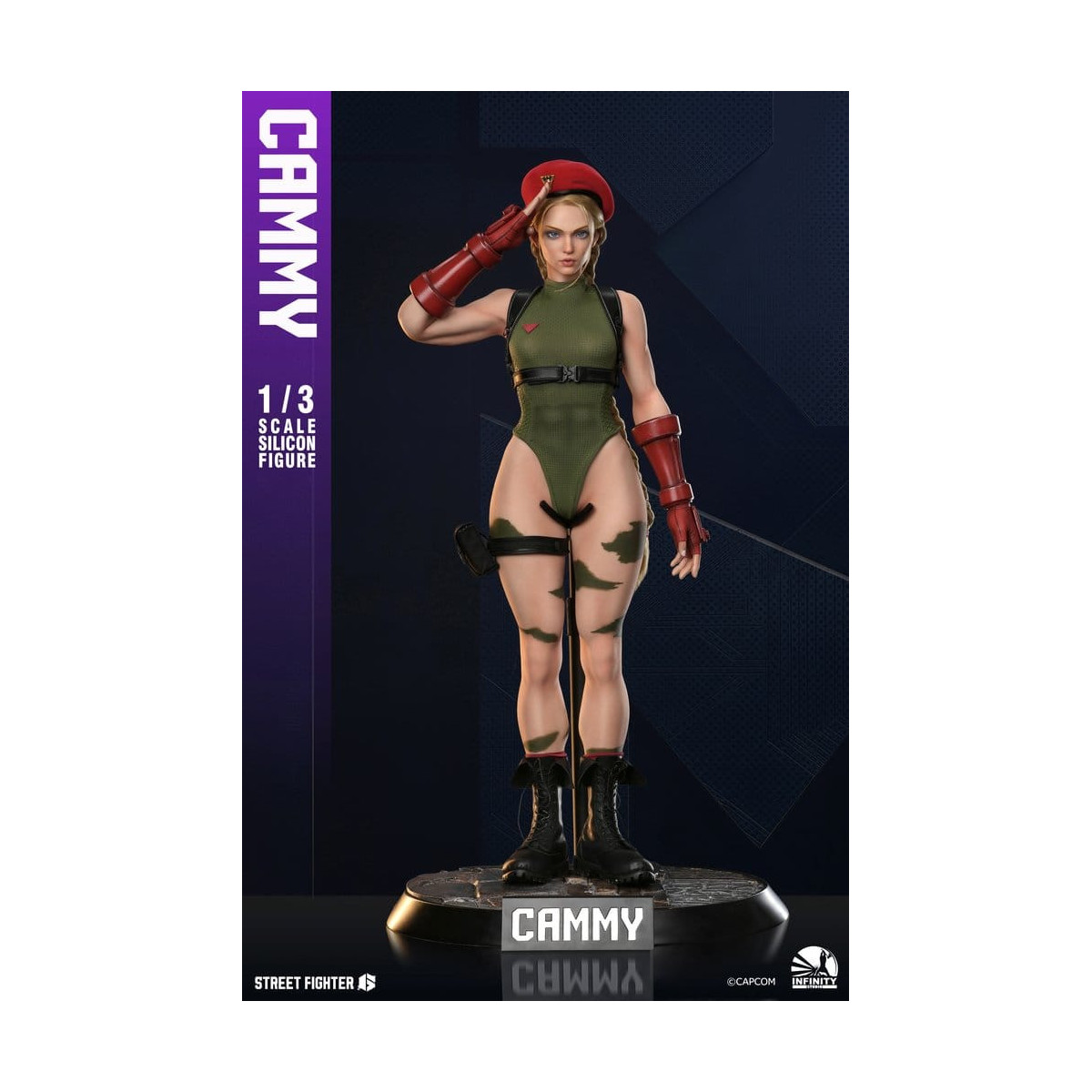 Infinity Studio - Street Fighter 6 - Figura de acción de silicona CAMMY a escala 1/3