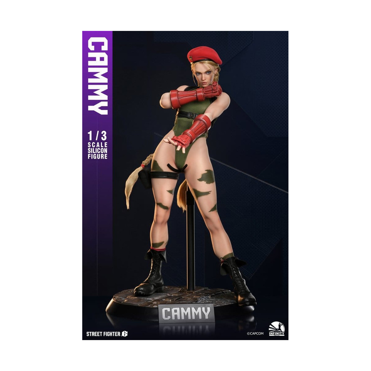 Infinity Studio - Street Fighter 6 - Figura de acción de silicona CAMMY a escala 1/3