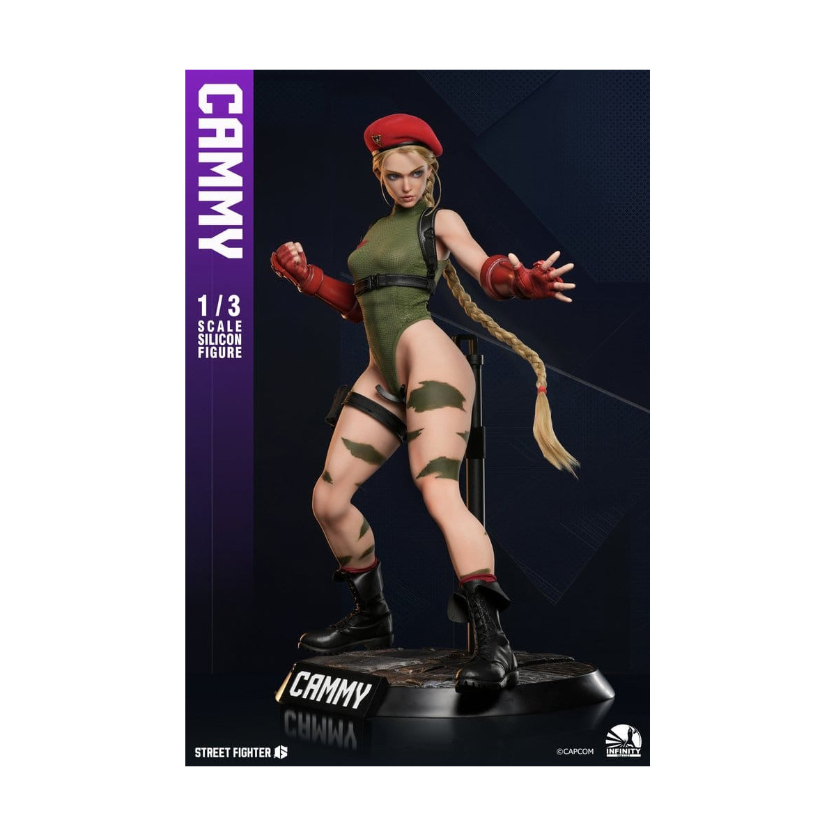Infinity Studio - Street Fighter 6 - Figura de acción de silicona CAMMY a escala 1/3