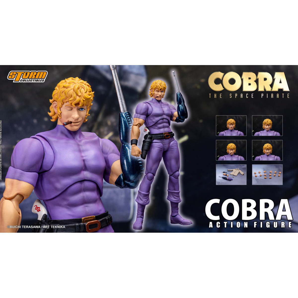 Storm Collectibles - Edición especial de « Cobra » - THE SPACE PIRATE - Aventura espacial Cobra