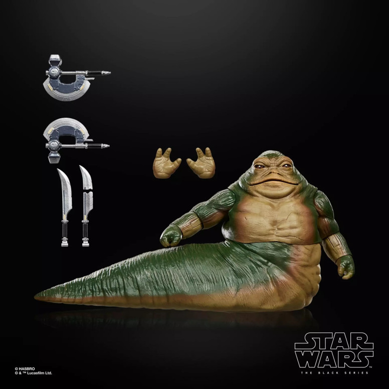 Hasbro Star Wars The Black Series: Rotta el Hutt - The Mandalorian y Grogu
