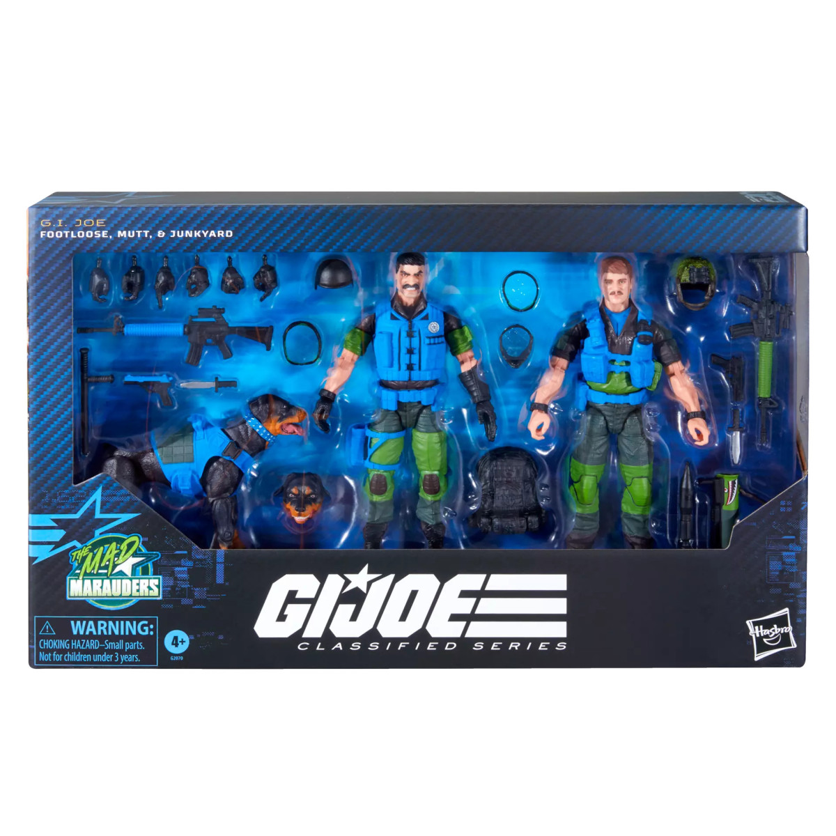 Hasbro G.I.JOE Serie «Classified» - Mad Marauders: Footloose, Mutt y Junkyard
