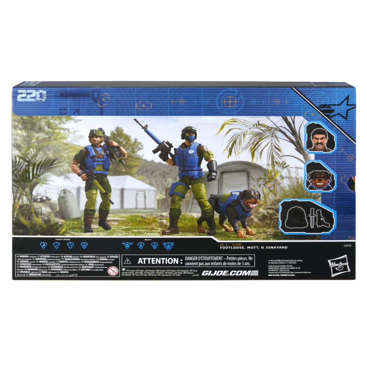 Hasbro G.I.JOE Serie «Classified» - Mad Marauders: Footloose, Mutt y Junkyard