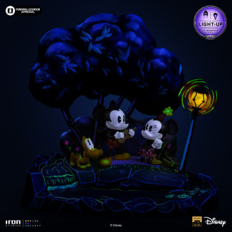 Iron Studios Disney Classics - « Mickey Mouse », «El día de Minnie y Pluto en el parque» DX, escala artística 1/10