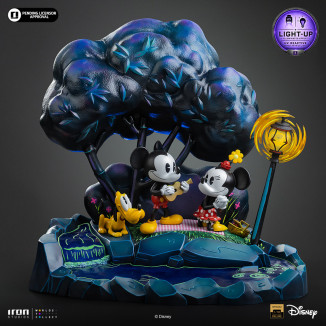 Iron Studios Disney Classics - « Mickey Mouse », «El día de Minnie y Pluto en el parque» DX, escala artística 1/10